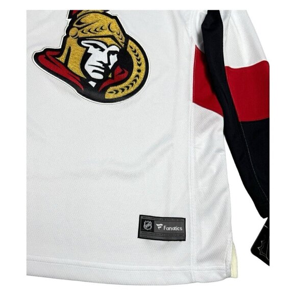 Womens Ottawa Senators Breakaway White NHL Away Hockey Jersey Medium NEW W TAGS - Picture 7 of 7